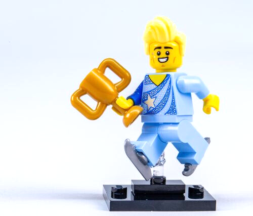 New LEGO CMF Minifigure: Male Ice Skater Champion Figure Skating (col22-6) 71032 - StudBee