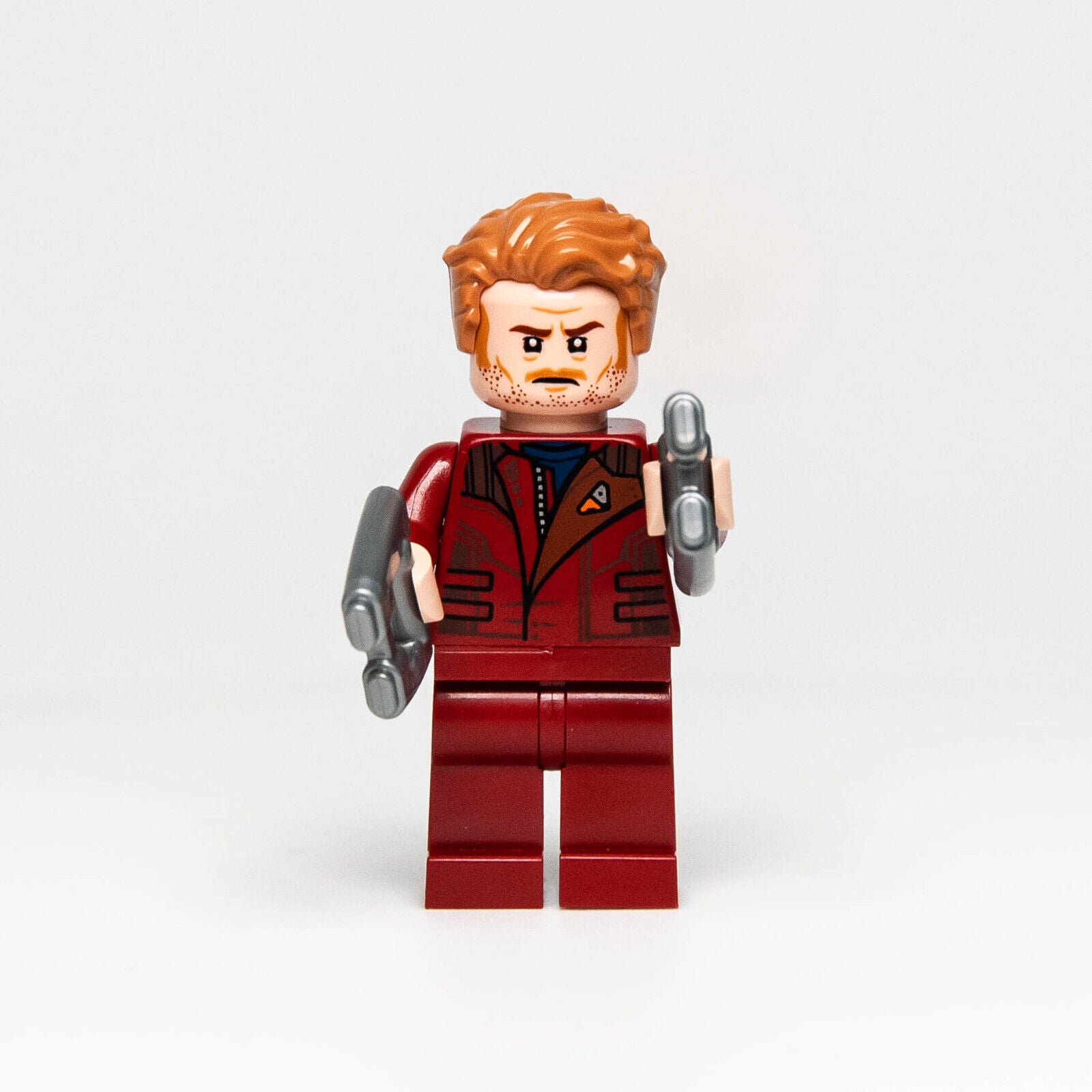 New LEGO Guardians Minifigure - Star Lord w/ Dark Red 76231 (sh834) Advent - StudBee