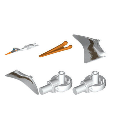 New LEGO Jurassic World Dinosaur - Quetzalcoatlus 76947 White Bird (quetzal01) - StudBee