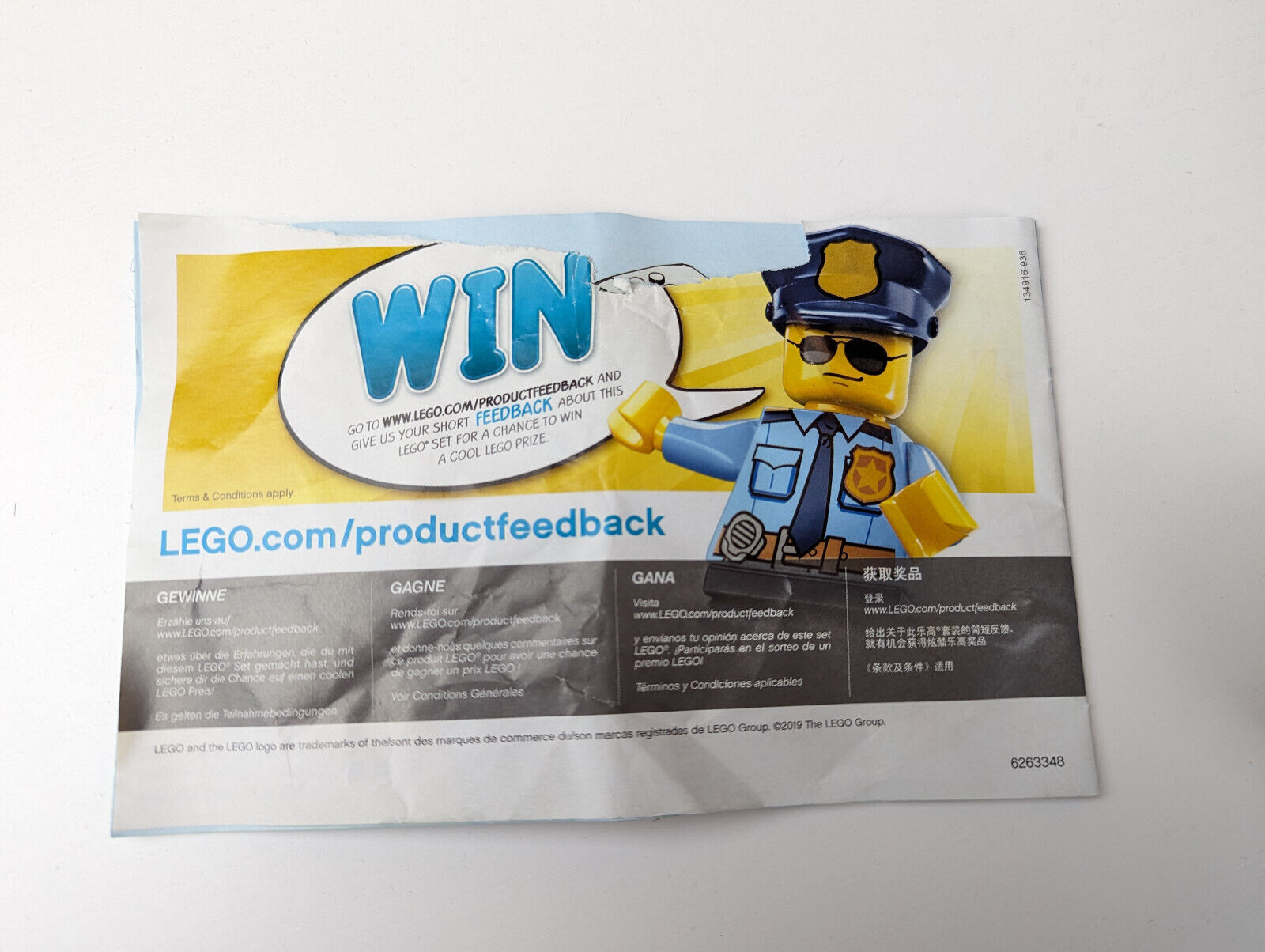 LEGO City Desert Rally Vita Rush Racer Set 60218 - 100% Complete w/ Manual, Box - StudBee