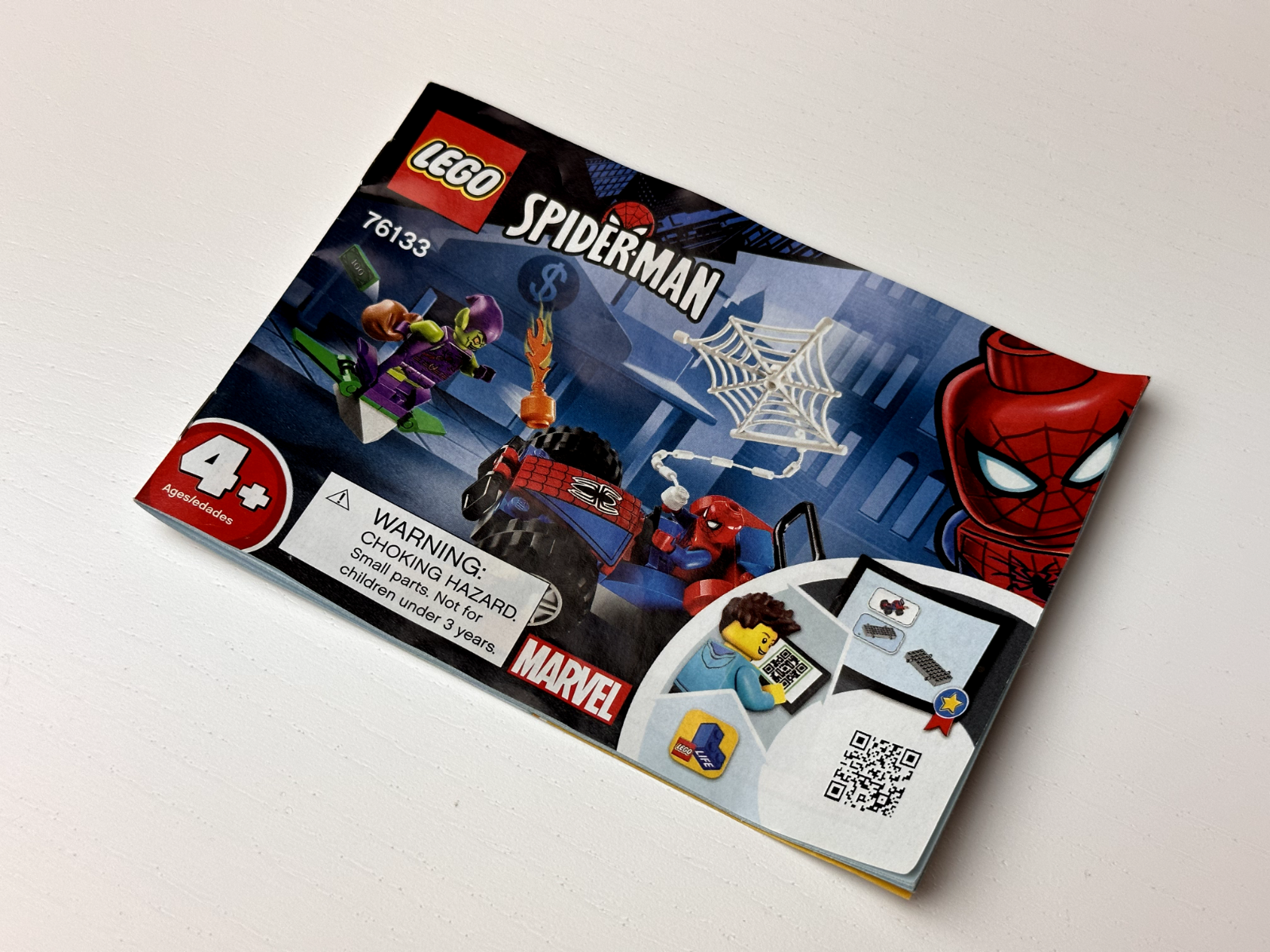 Lego 76133 Spider-Man Car Chase - Complete with Box & Manual - StudBee