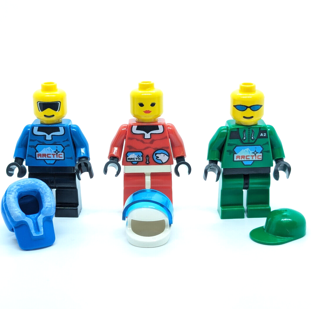 LEGO Arctic Minifigure Lot & Polar Bear - Polar Base - 6575 *Condition!* (brr - StudBee