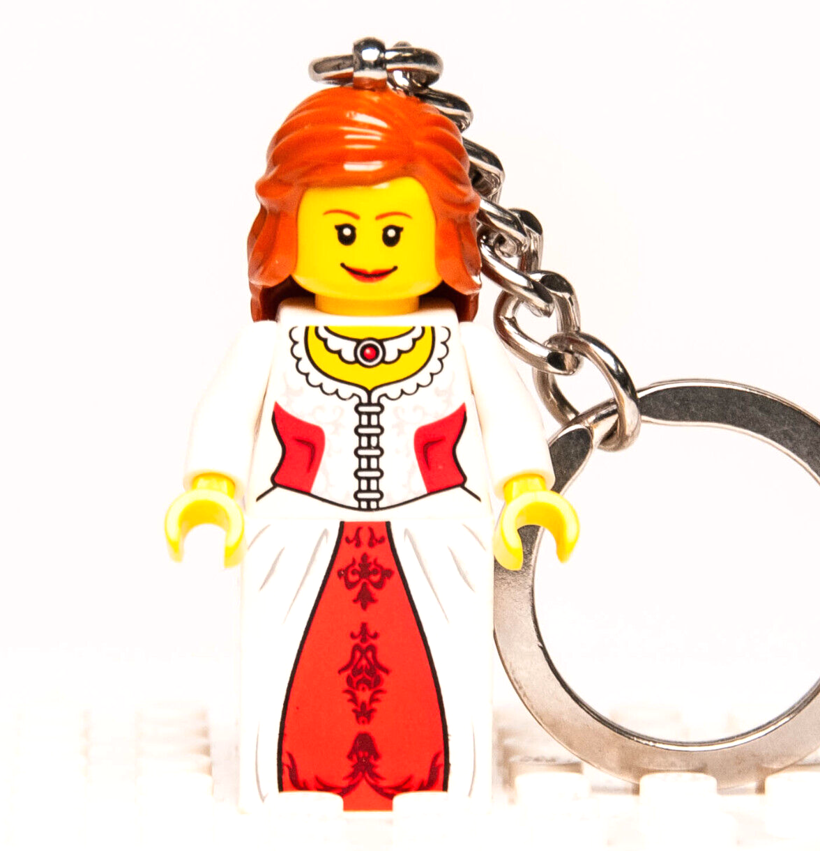 Lego Castle Kingdoms Lion Princess Minifigure Keychain 852912 cas442 - StudBee