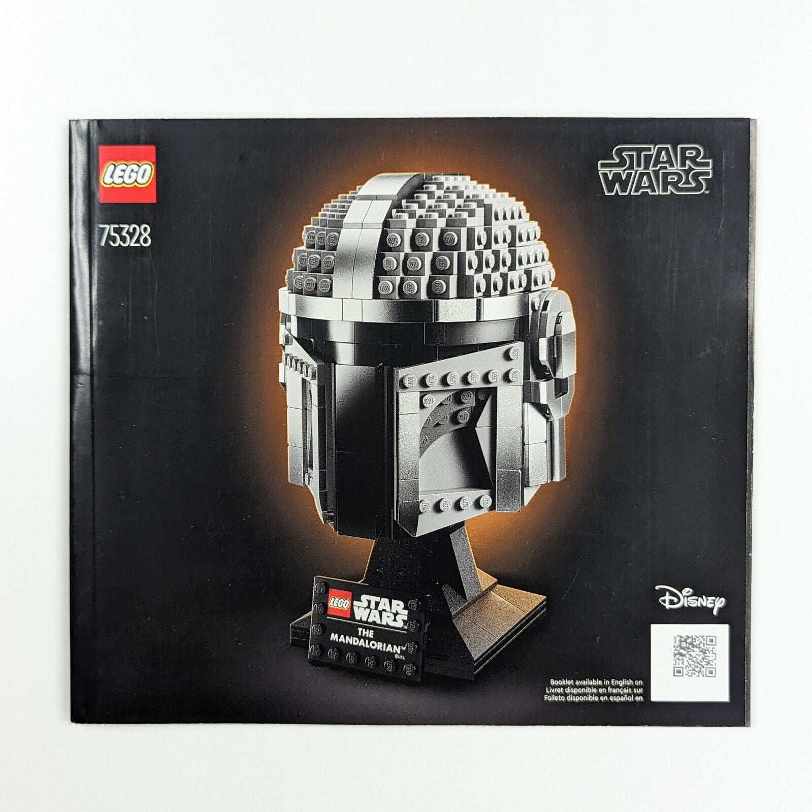 New LEGO Star Wars The Mandalorian Helmet Set 75328 BOOKLET ONLY - StudBee
