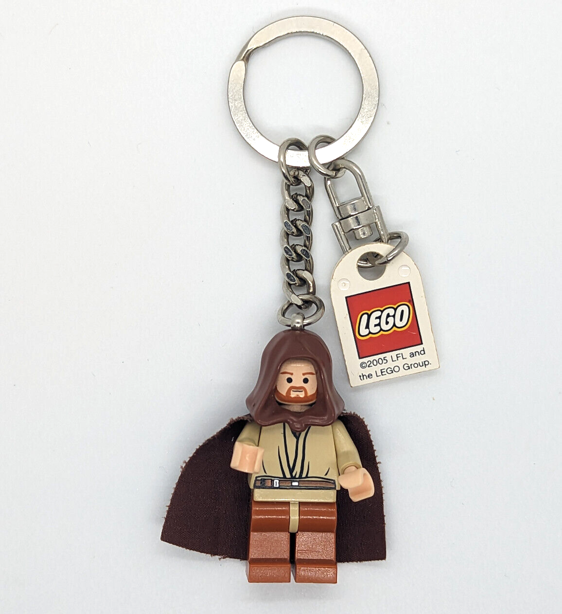 LEGO Star Wars Minifigure Key Chain - Obi Wan Kenobi (2005) 851461 Keyring - StudBee