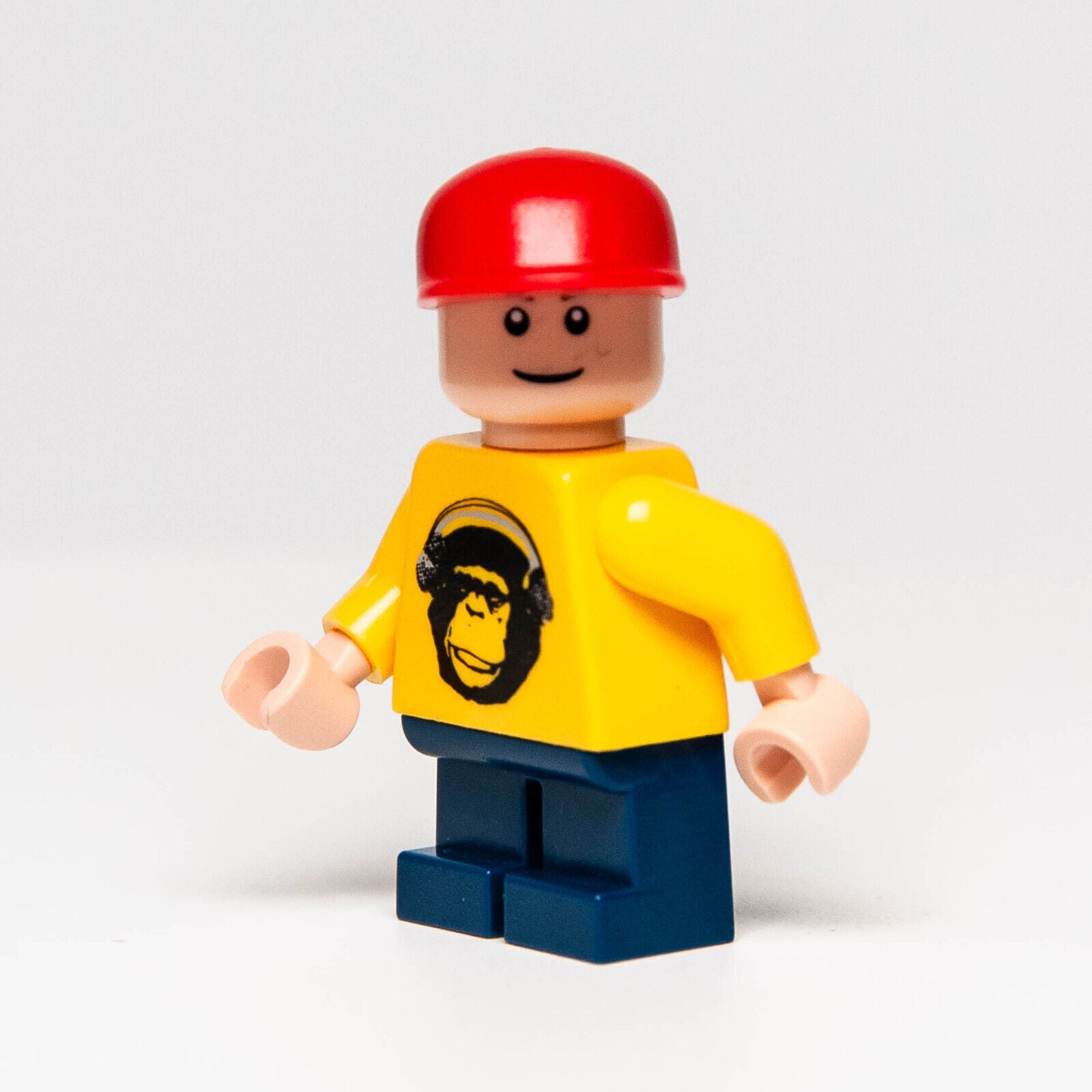 LEGO Speed Racer Kid Minifigure - Spritle (sr012) Chimp Headphones Pattern - StudBee