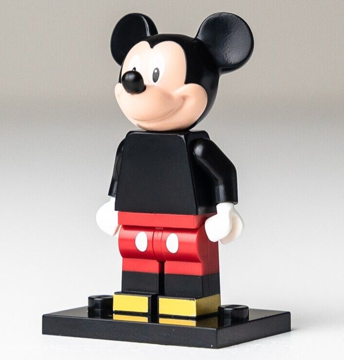 New LEGO Mickey Mouse (w/ Stand) Minifigure - 71012 Disney CMS (coldis-12) - StudBee