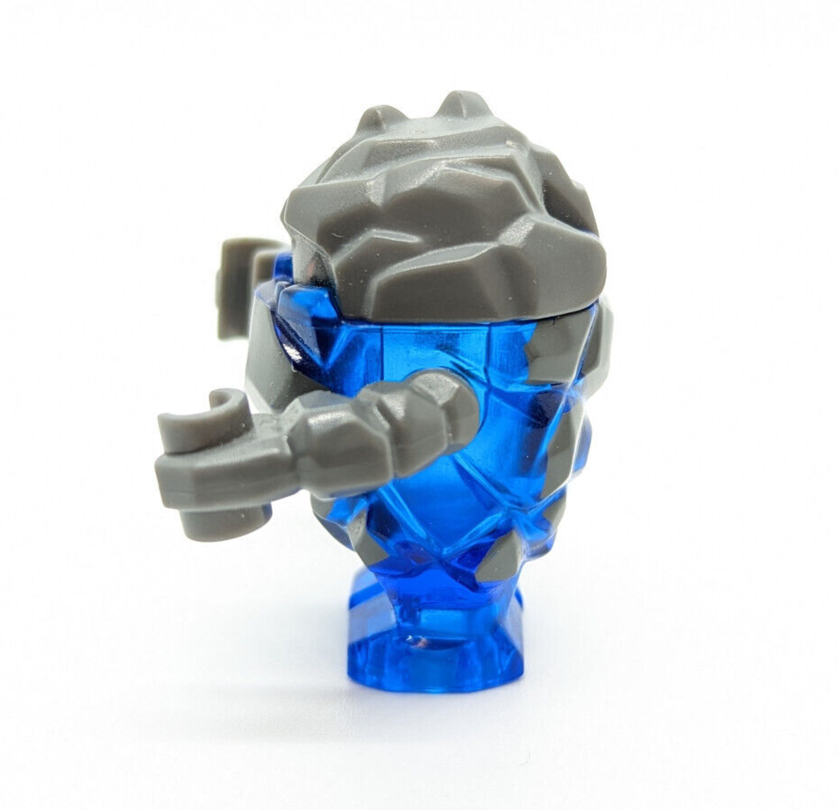 Lot of 4: Lego Power Miners Minifigures w/ Rock Monster & Crystals 8960 8188 (pm - StudBee