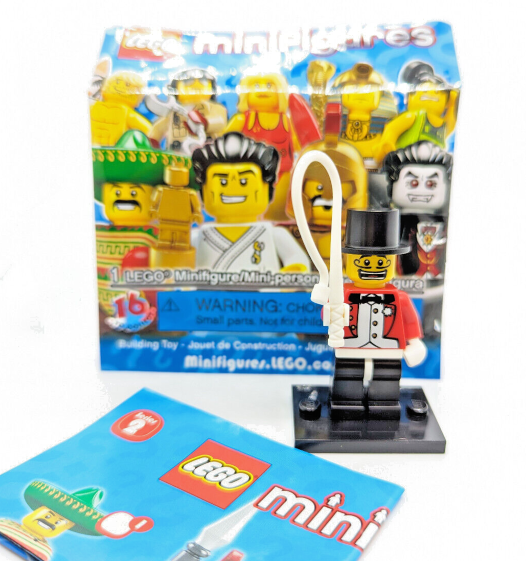LEGO CMF 8684 Series 2 Minifigure - Circus Ringmaster (col02-3) Showman - StudBee