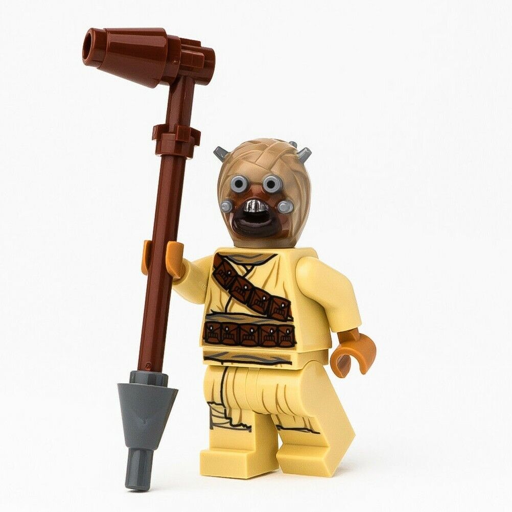 New LEGO Tusken Raider - Head Spikes Minifigure - Star Wars (sw1074) 75270 75299 - StudBee