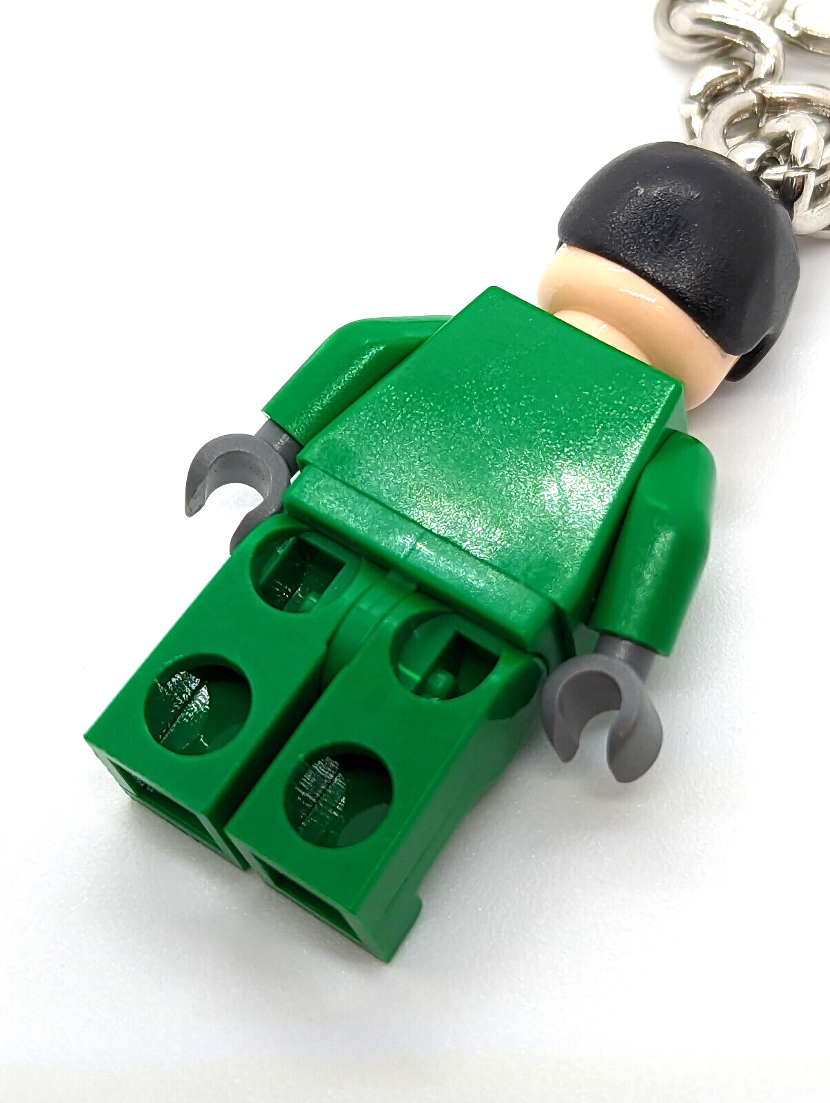 Lego Batman The Riddler Minifigure Keychain 852090 w/ Logo Tile (bat017) - StudBee