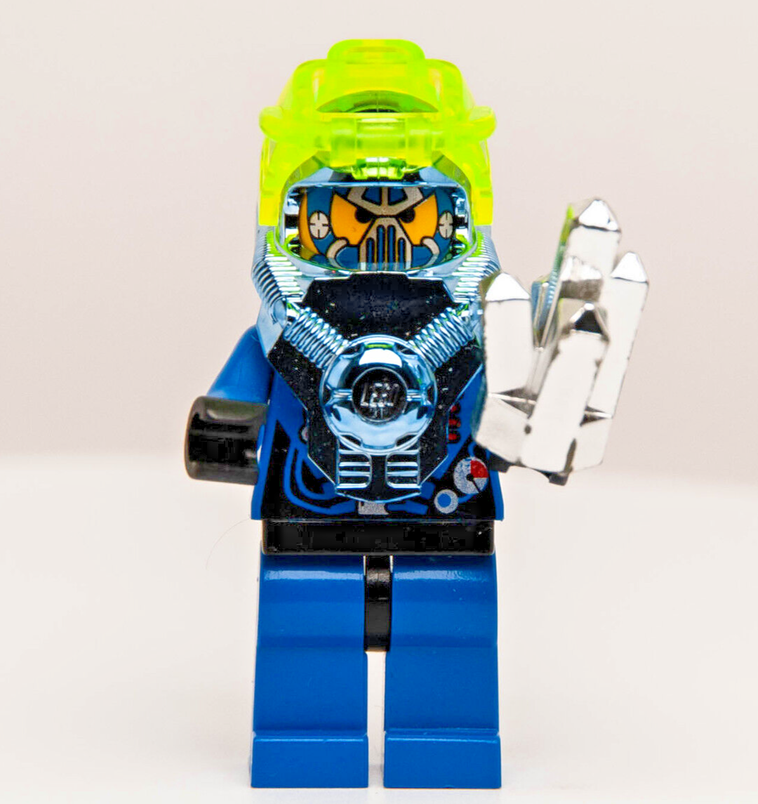 Lego Aquazone Hydronaut Diver - Navigator Hip Muddy Waders (aqu009) Chrome Rock