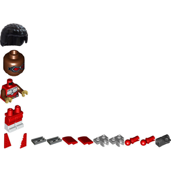 New Lego Marvel Avengers Minifigure - Falcon w/ Red Brick Wings (sh642) 40418 - StudBee