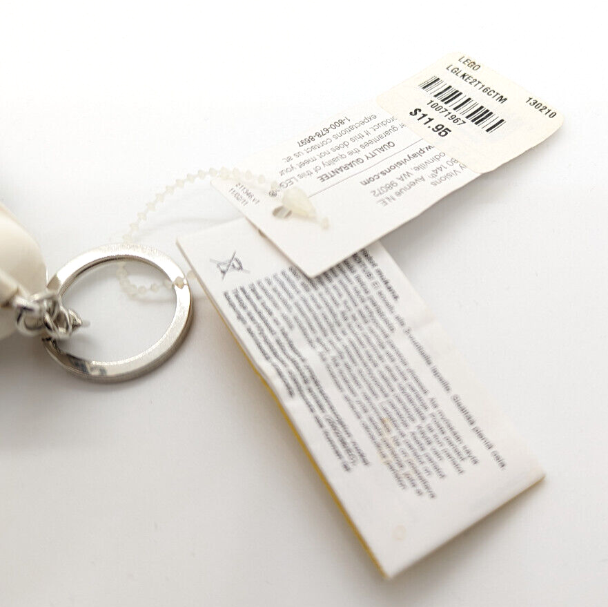 NEW Lego Minifigure Firefighter LED Key Chain, Flashlight Mini Torch 3" Tall - StudBee