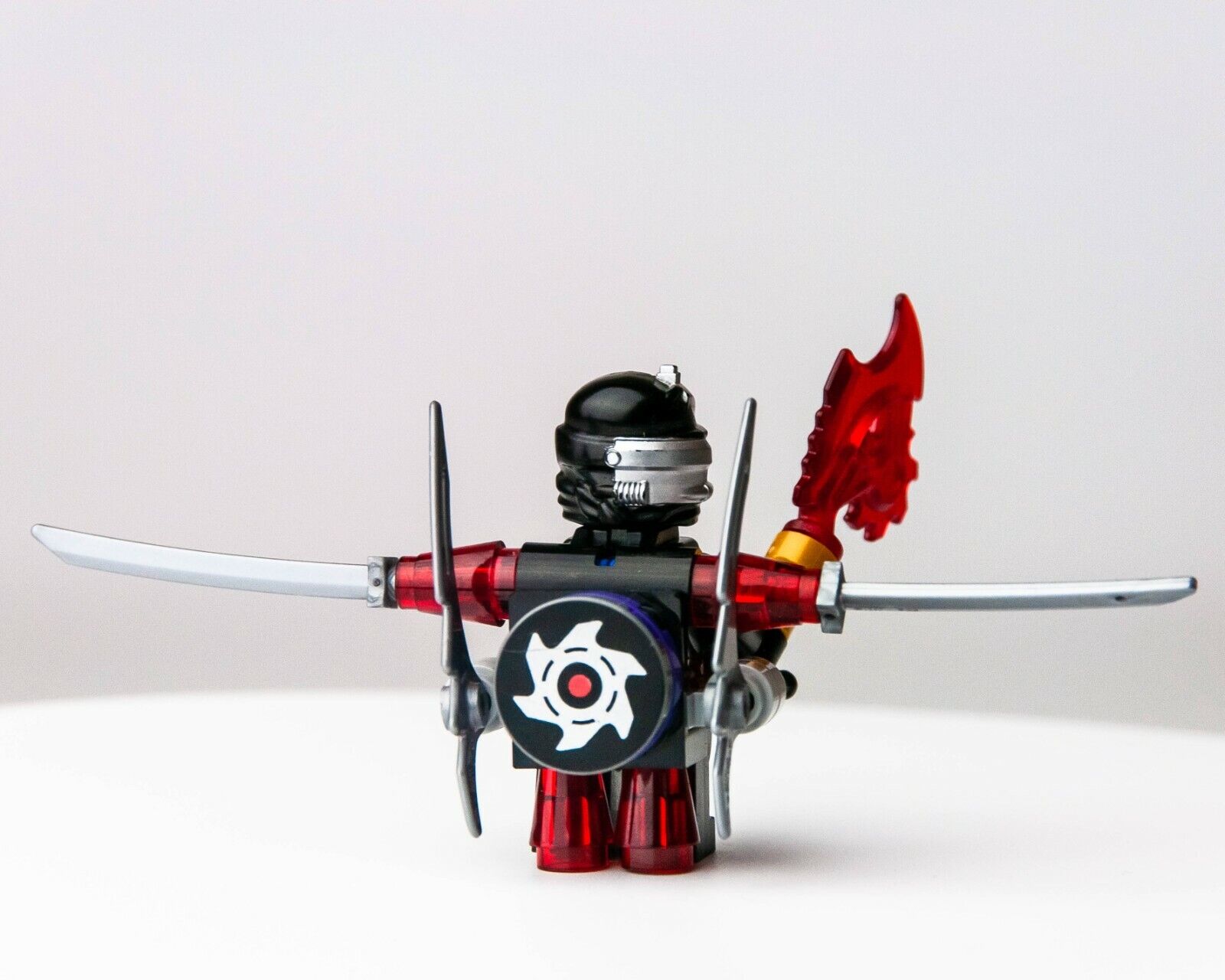 LEGO Nindroid Warrior w/ Twin Blade Jet Pack - 70727 (njo100) Minifigure - StudBee