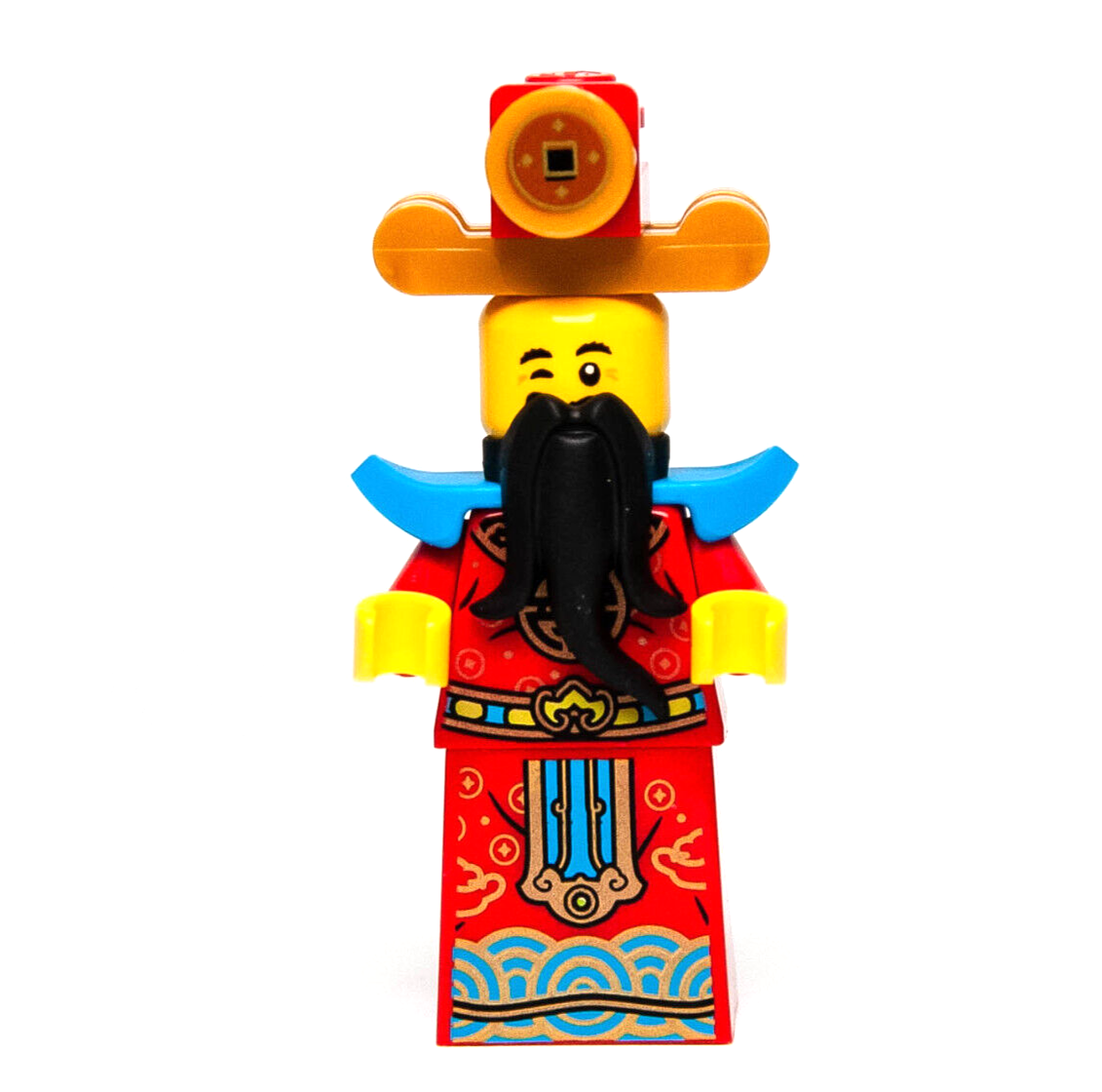 LEGO Minifigure, The God of Wealth, Chinese New Year 80108 (hol268) - StudBee
