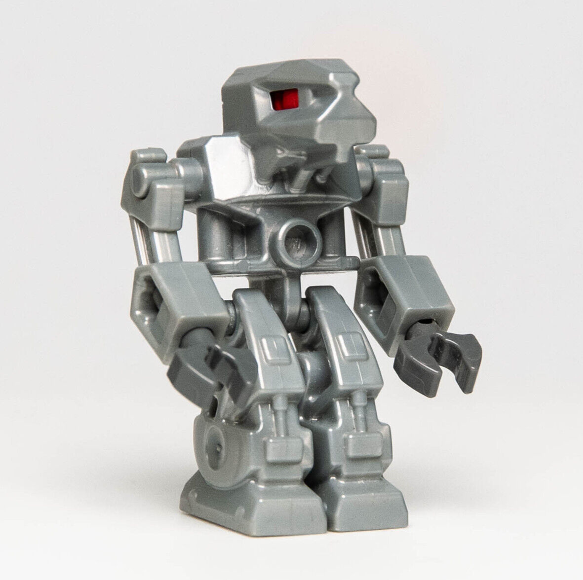 LEGO Minifigure Exo Force Devastator - Pearl Light Gray, Red Eyes (exf015) - StudBee