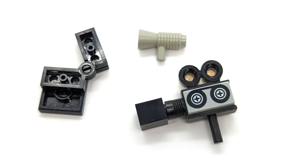 Lego City Town Studio Director Minifigure (stu002) Camera Clapboard - StudBee