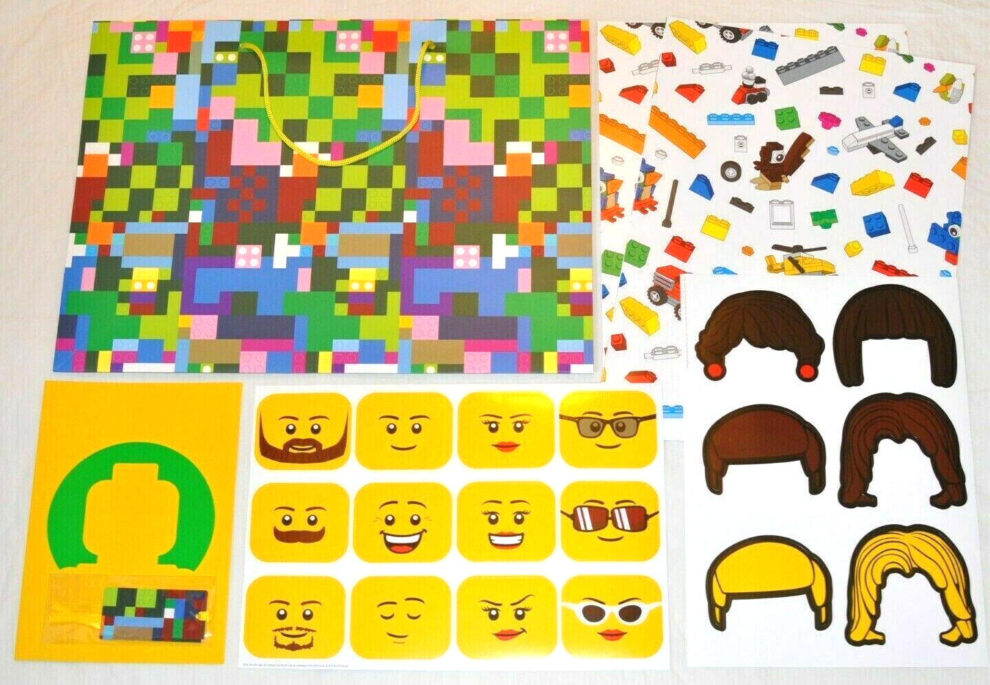 LEGO VIP Gifting Set - Gift Bag, Tissue Paper, Card, Stickers 5006008 852120 - StudBee