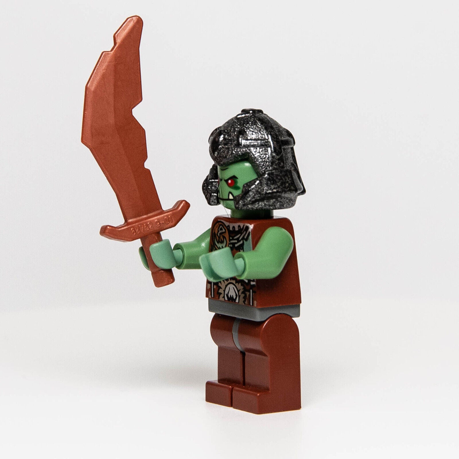 LEGO Fantasy Era Castle Troll Warrior 3 Orc Minifigure (cas368) w/ Copper Sword