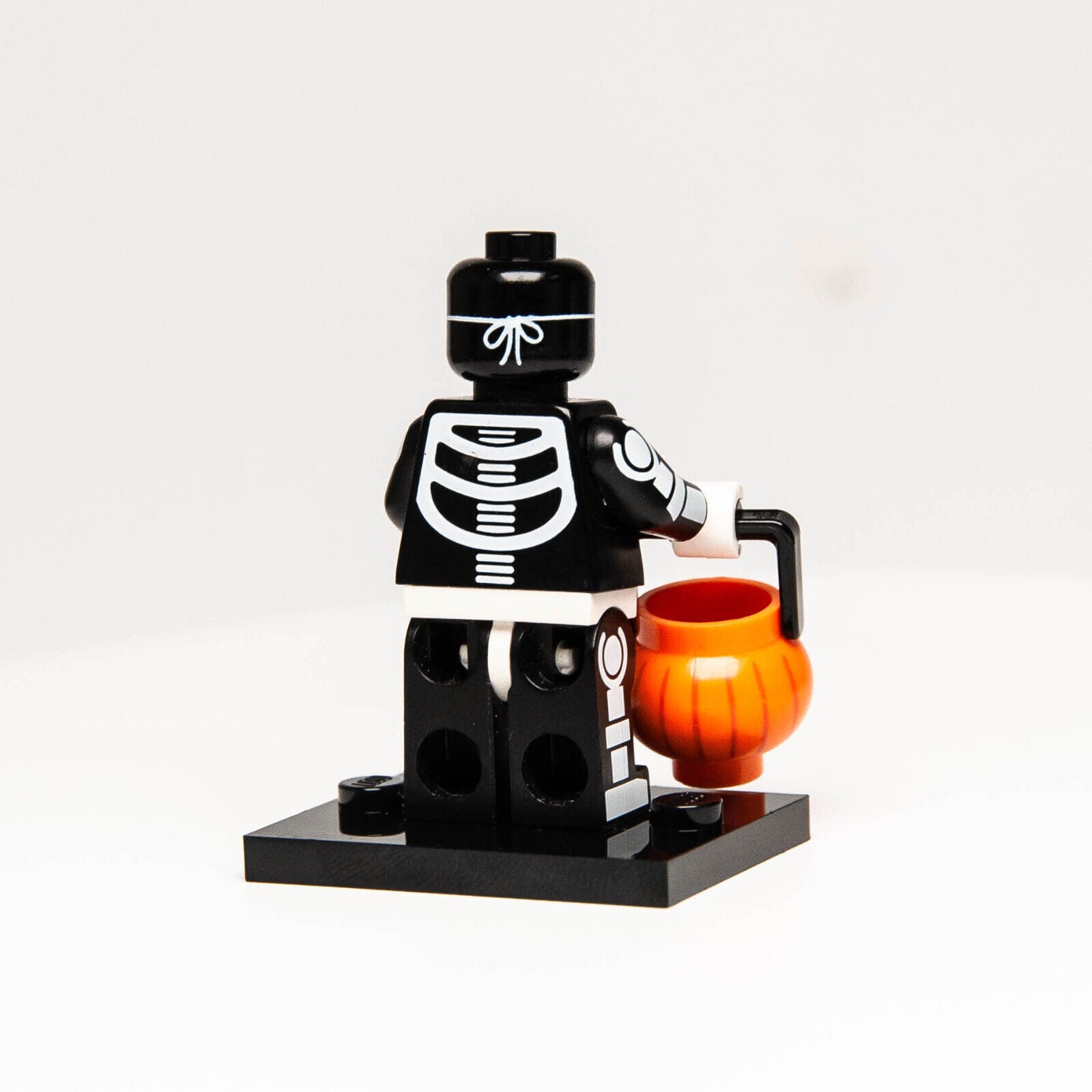 New Lego CMF 14 Skeleton Jack O' Lantern Halloween Costume 71010 (col14-11) (blk - StudBee