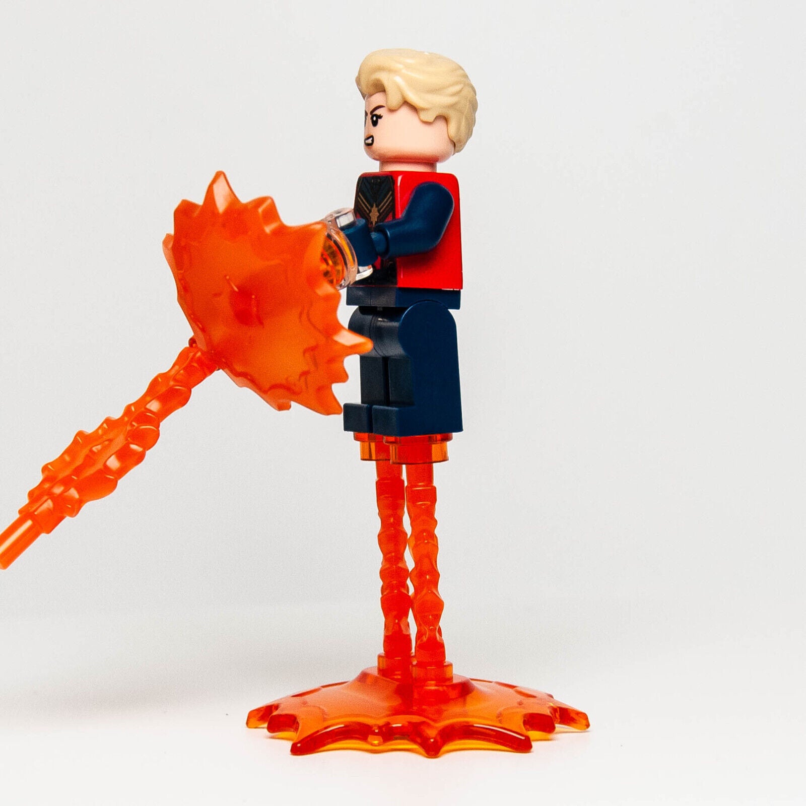 NEW Lego Captain Marvel Minifigure Sanctuary II Endgame Avengers (sh772) 76237 - StudBee