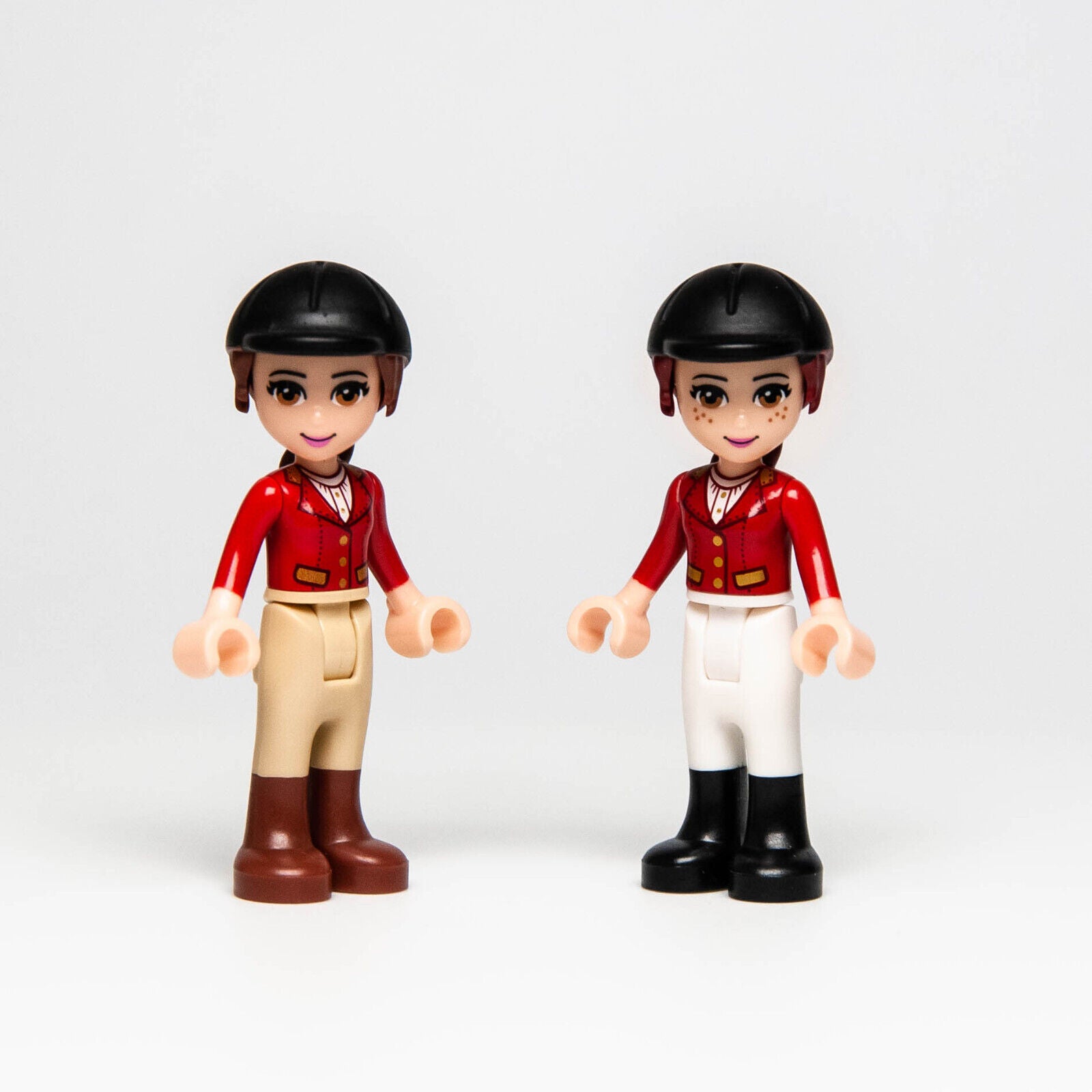 Lego Friends Olivia & MIa Minifigures Horse Riding Pants Helmet 41125 41126 (frn - StudBee