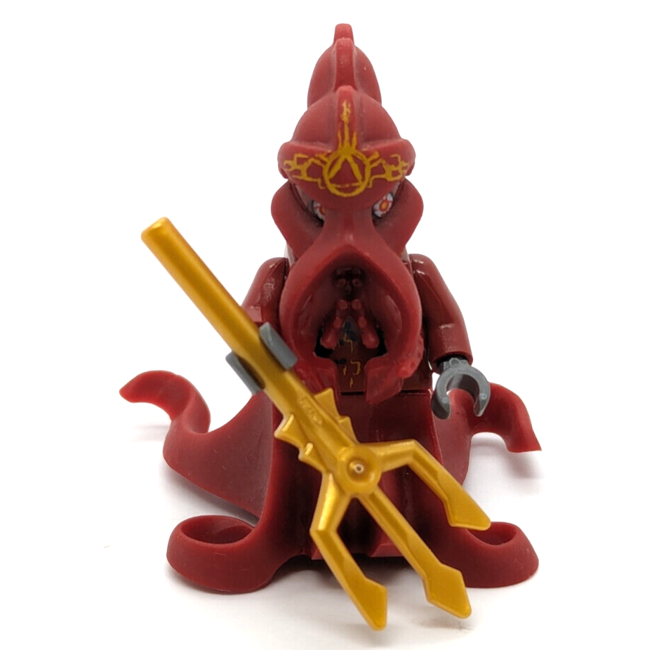 LEGO Atlantis Minifigure - Squit Warrior w/ Trident (atl007) 8061 8078 Portal - StudBee