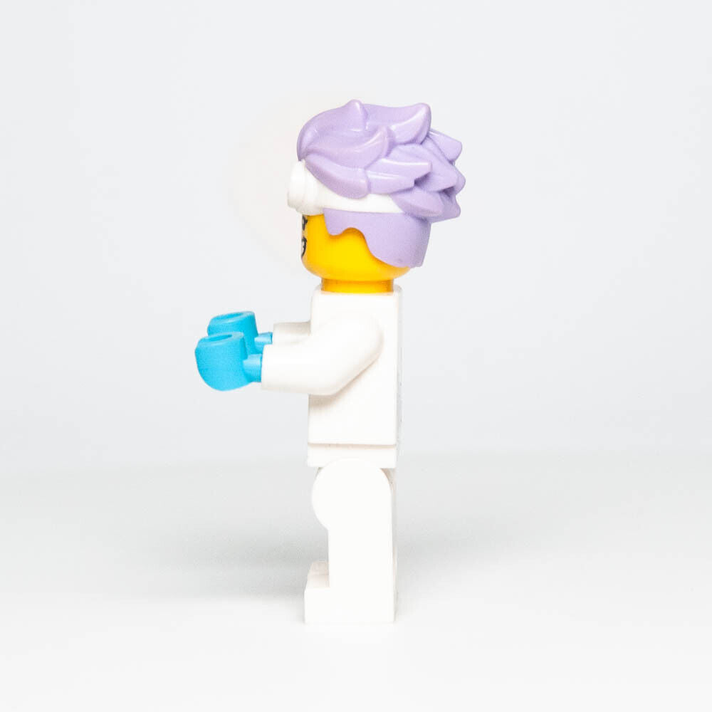 LEGO Hidden Side Minifigure: J.B. Watt Scientist - Smile Annoyed (hs002) Lab