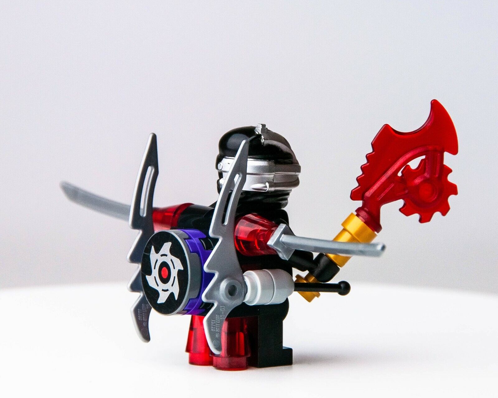 LEGO Nindroid Warrior w/ Twin Blade Jet Pack - 70727 (njo100) Minifigure - StudBee