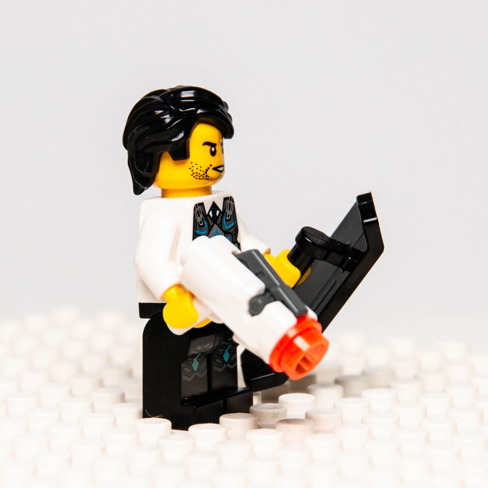 LEGO Ultra Agents Minifigure - Jack Fury w/ Shield & Gun (uagt001) 70161 - StudBee