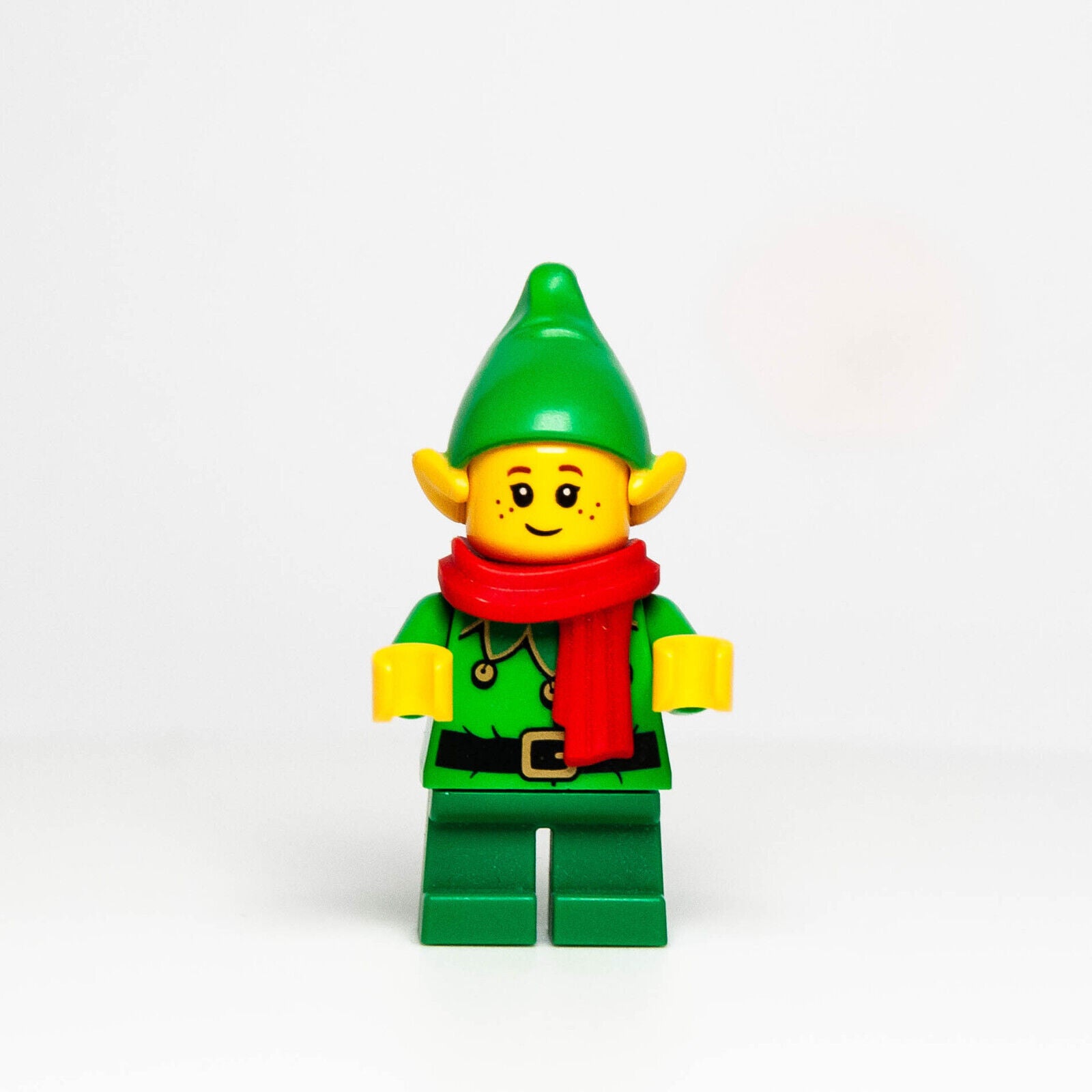 Lego Christmas Holiday Minifigure - Elf w/ Scarf Bells (hol026) Club House 10275
