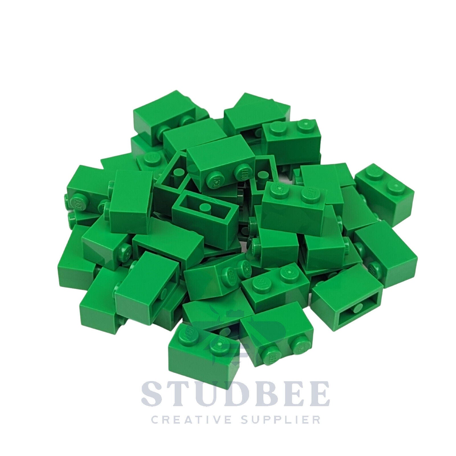 NEW LEGO  - 1 x 2 Bricks - #3004 - 50 Pieces - 20+ Colors Available - StudBee