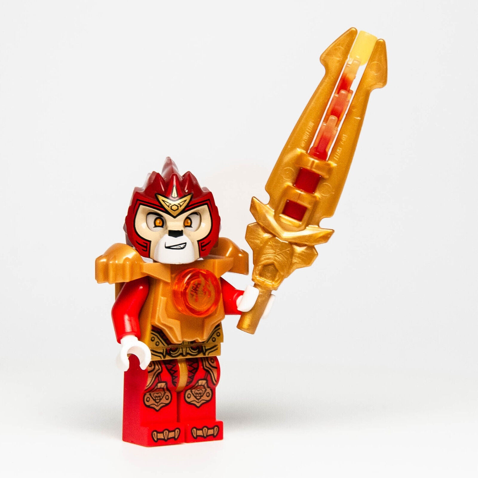 LEGO Dimensions Minifigure -  Laval, Fire Chi Heavy Gold Armor 71222 (dim012) - StudBee