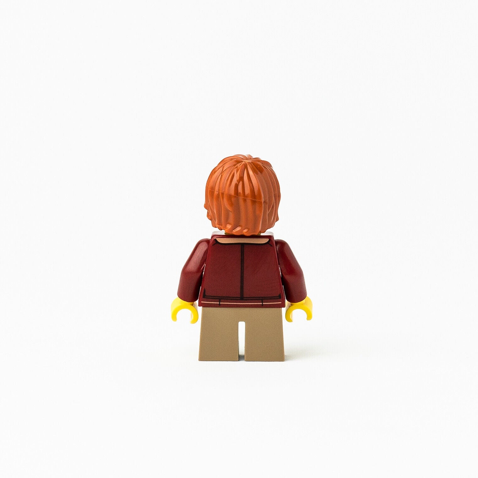 New LEGO Treehouse Boy, Dark Red Jacket, Glasses Minifigure - 21318 (idea055) - StudBee