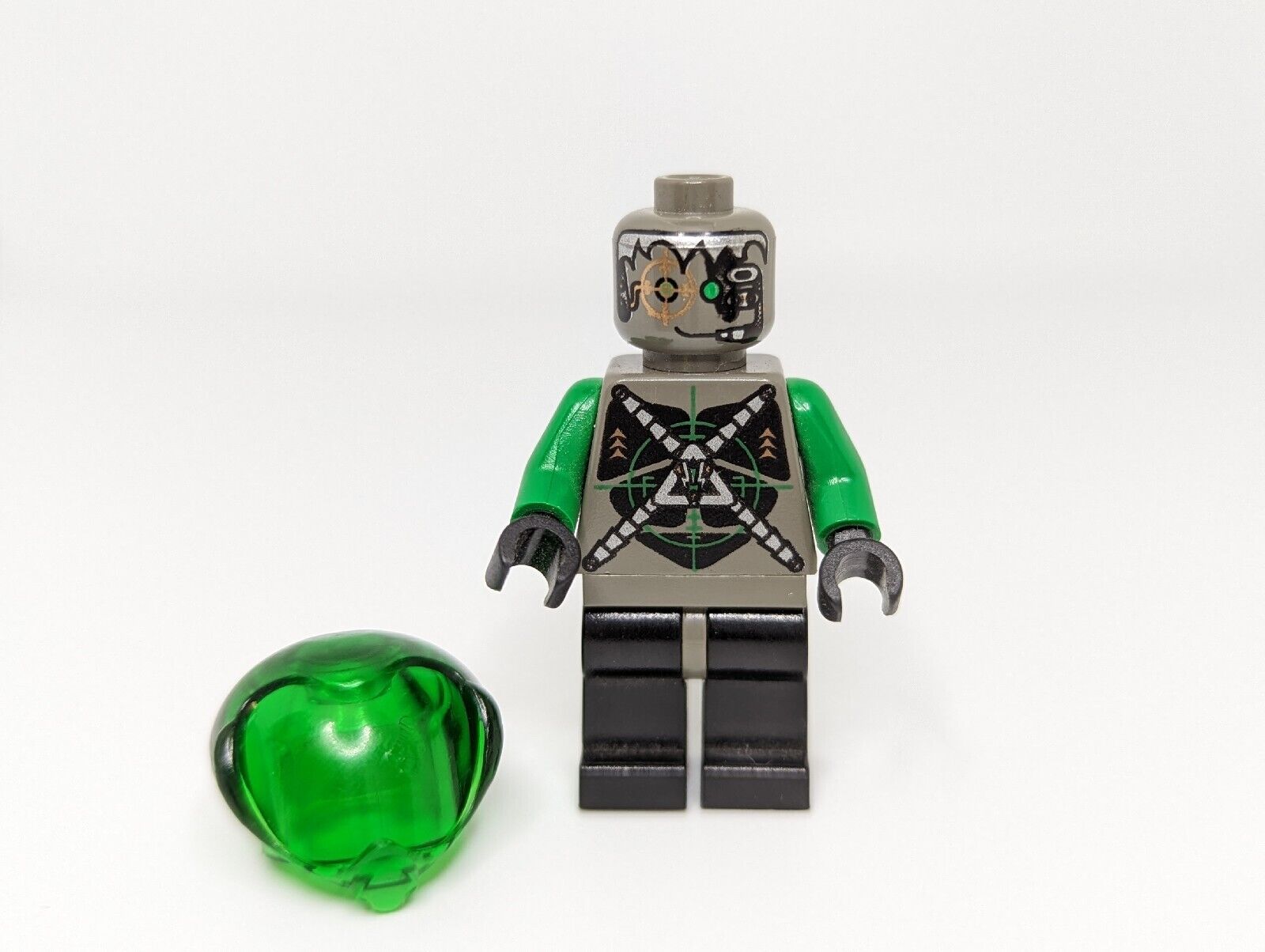 LEGO Minifigure Insectoids Zotaxian Alien, Danny Longlegs Corporal Steel (sp031) - StudBee