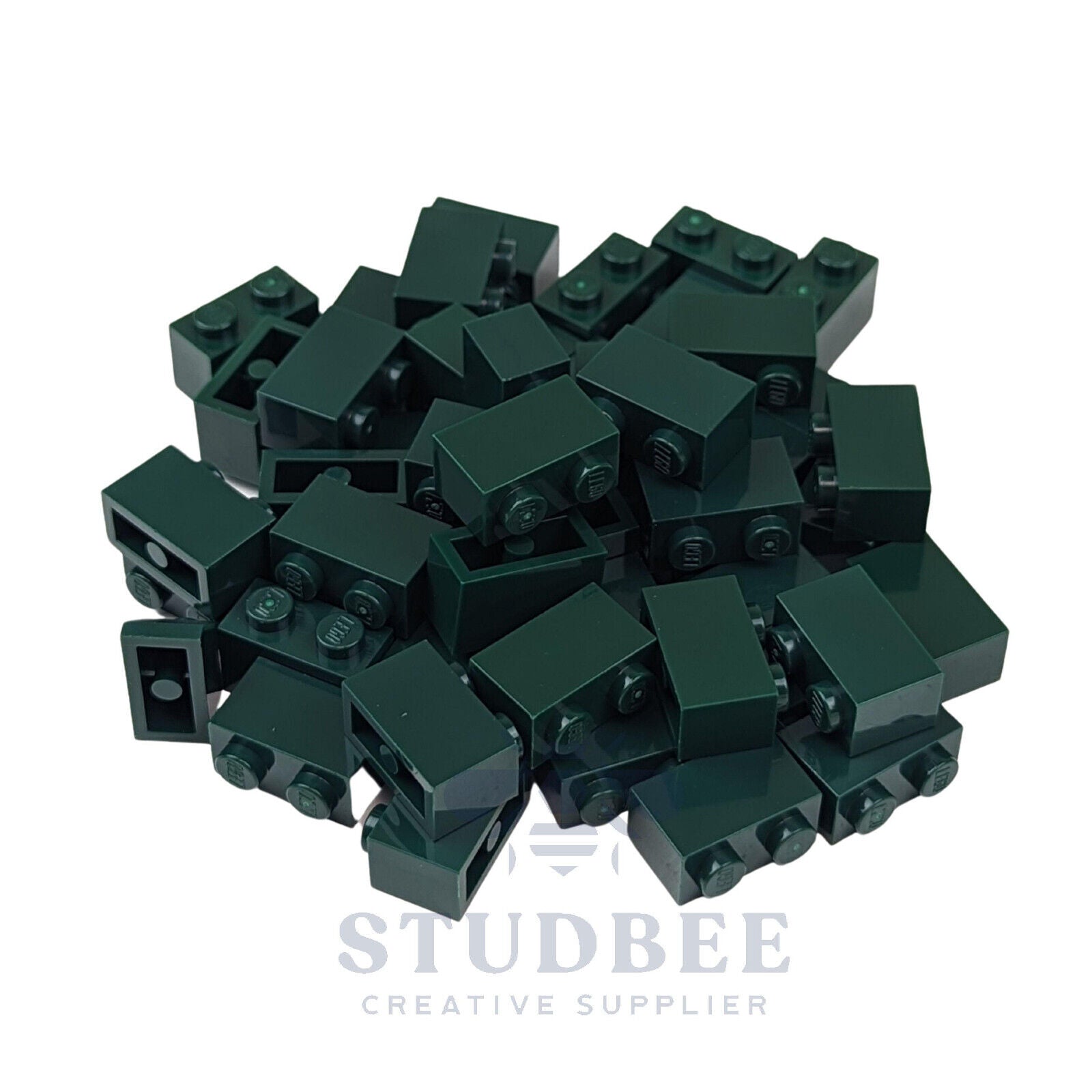 NEW LEGO  - 1 x 2 Bricks - #3004 - 50 Pieces - 20+ Colors Available - StudBee