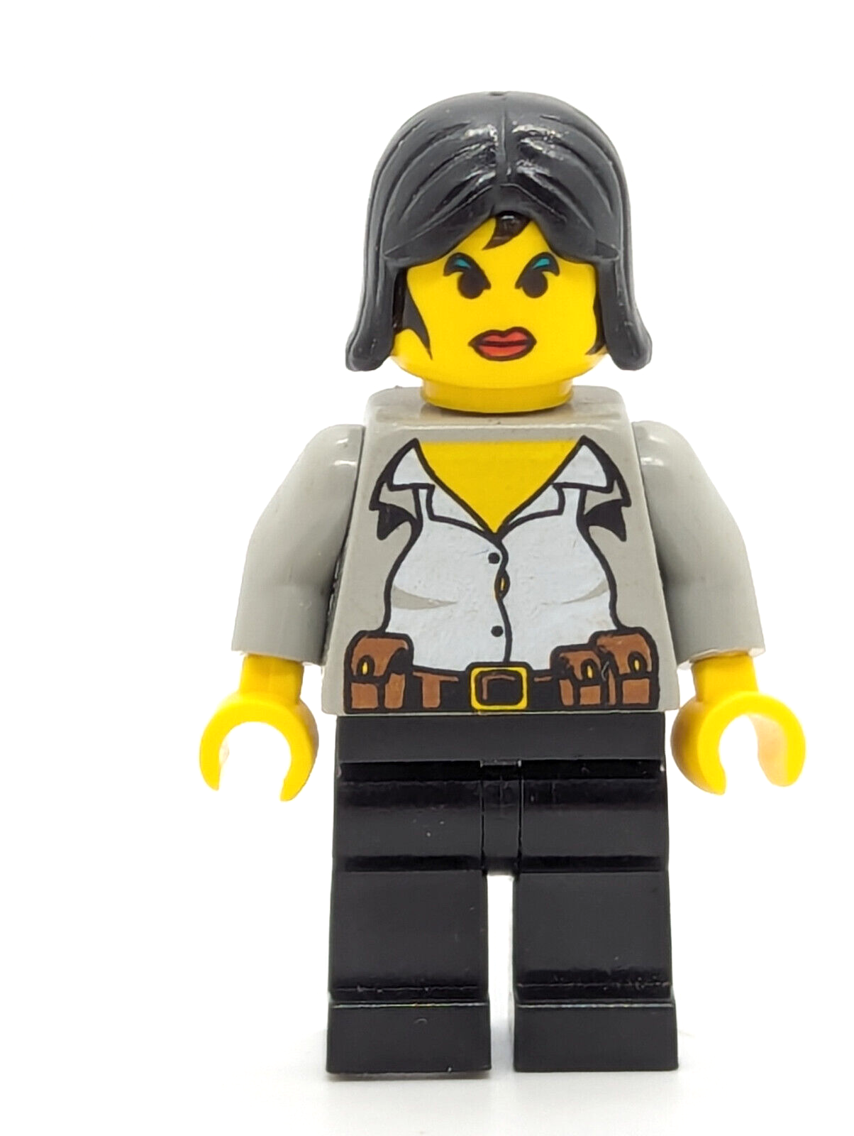 Lego Adventurers Minifigure: Alexis Sanister/Alexia Sinister & Baby Dino (adv002 - StudBee