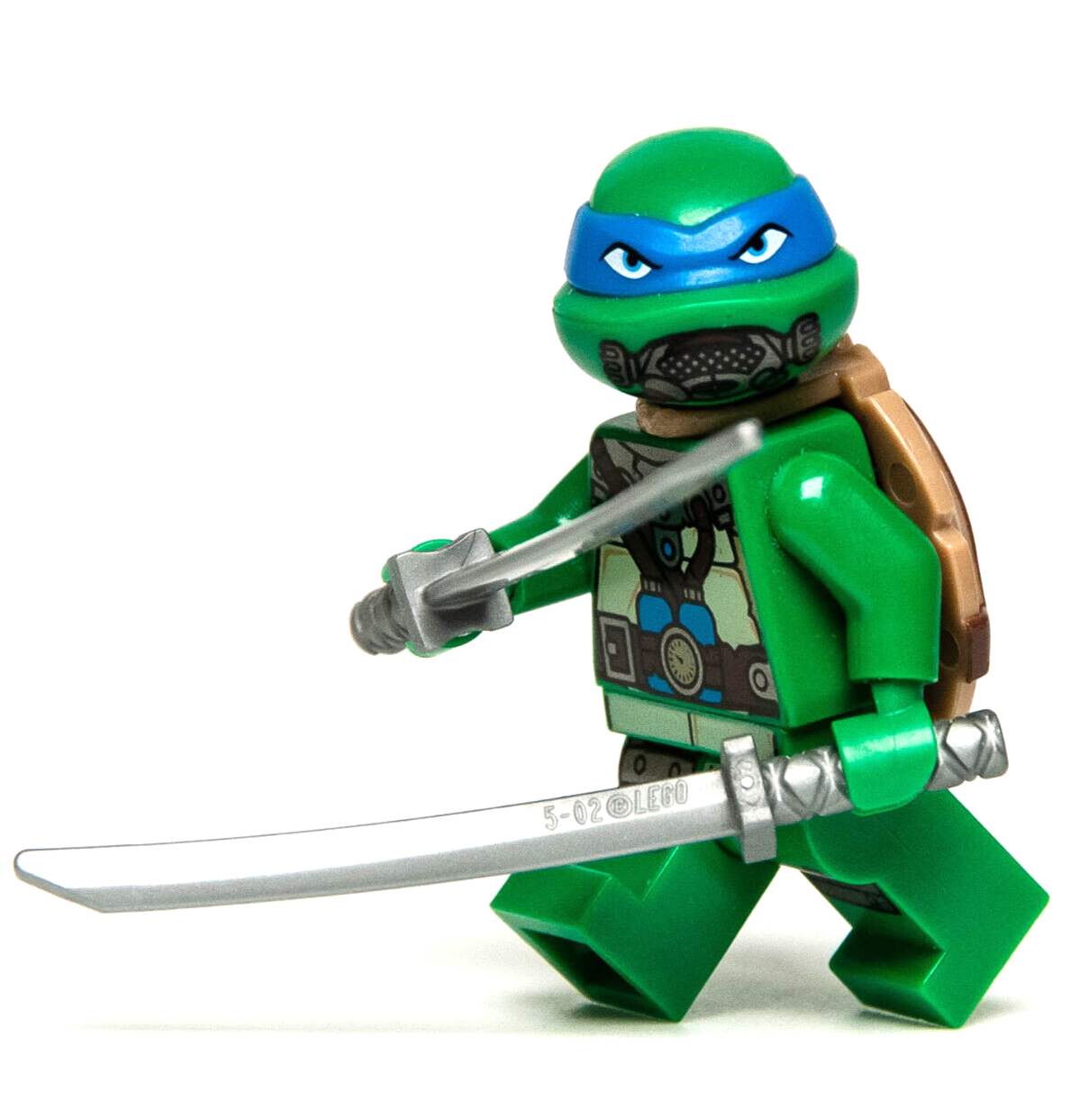 LEGO TMNT Minifigure - Scuba Leonardo (tnt032) Turtle Sub Undersea Chase 79121 - StudBee