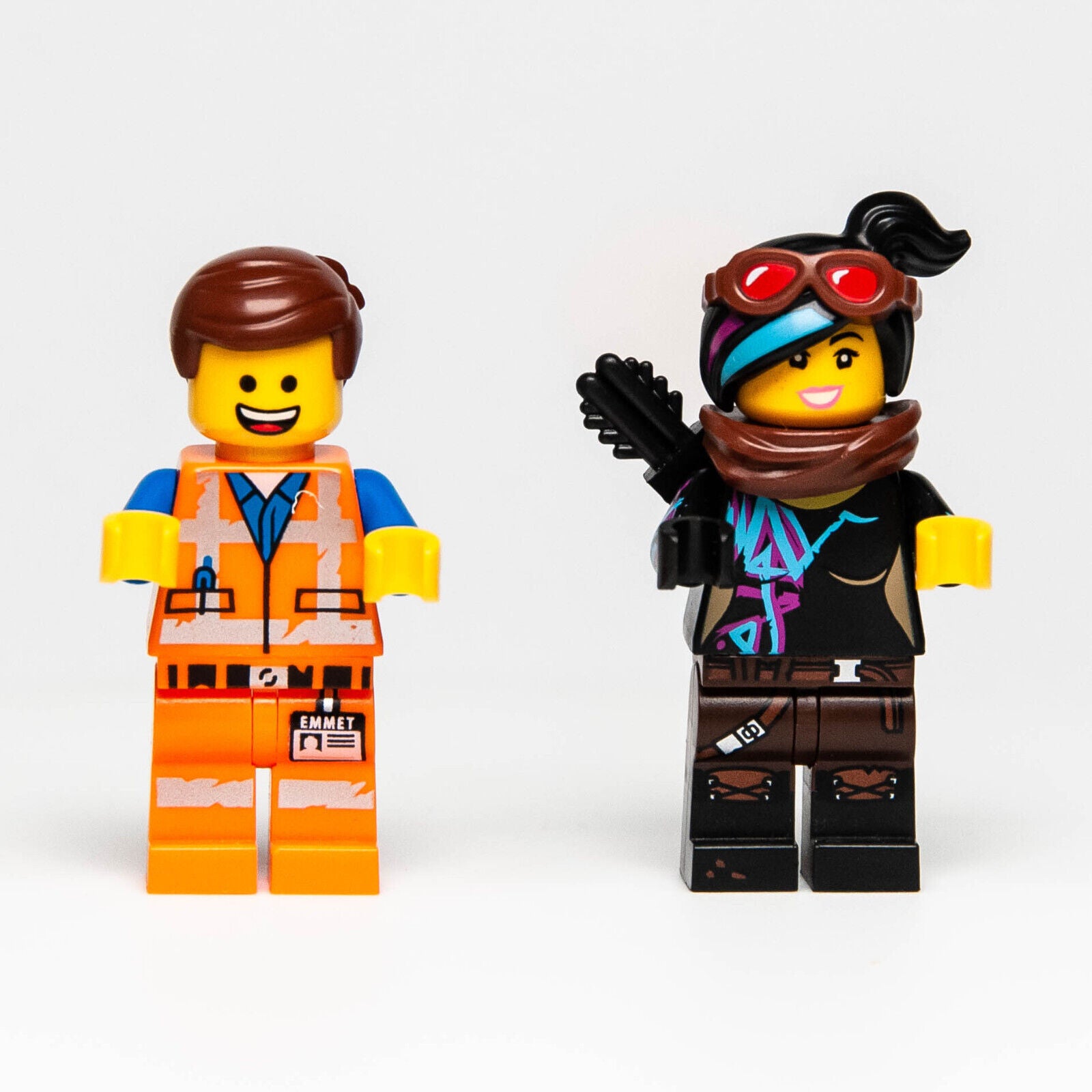 LEGO Movie 2 Minifigure Lot - Emmet & Warrior Lucy 70827 (tlm113 tlm117) - StudBee