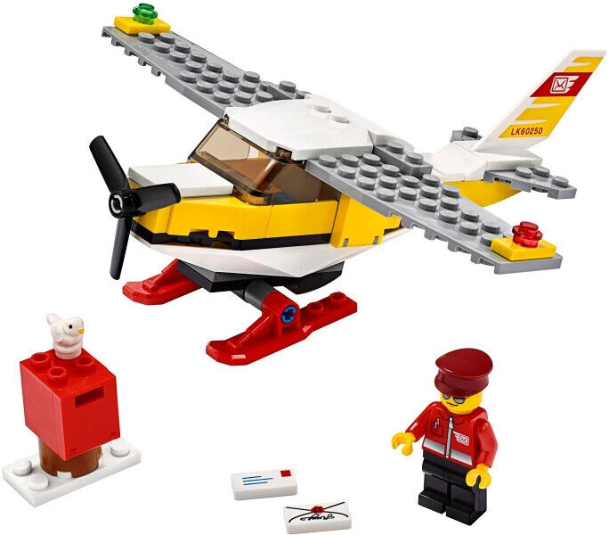 LEGO CITY: Mail Plane (60250) Complete with Manual and Minifigure - StudBee