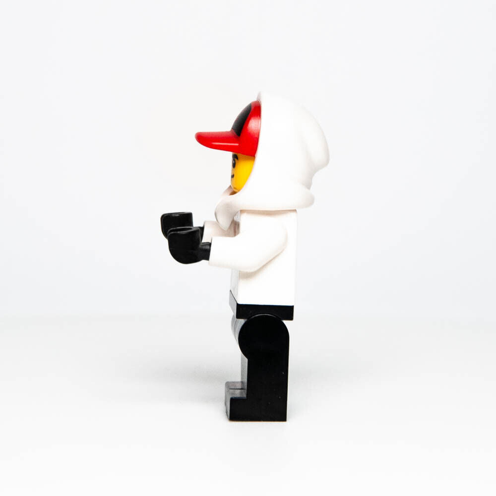 LEGO Jack Davids - White Hoodie with Cap and Hood Minifigure (hs009) 70419