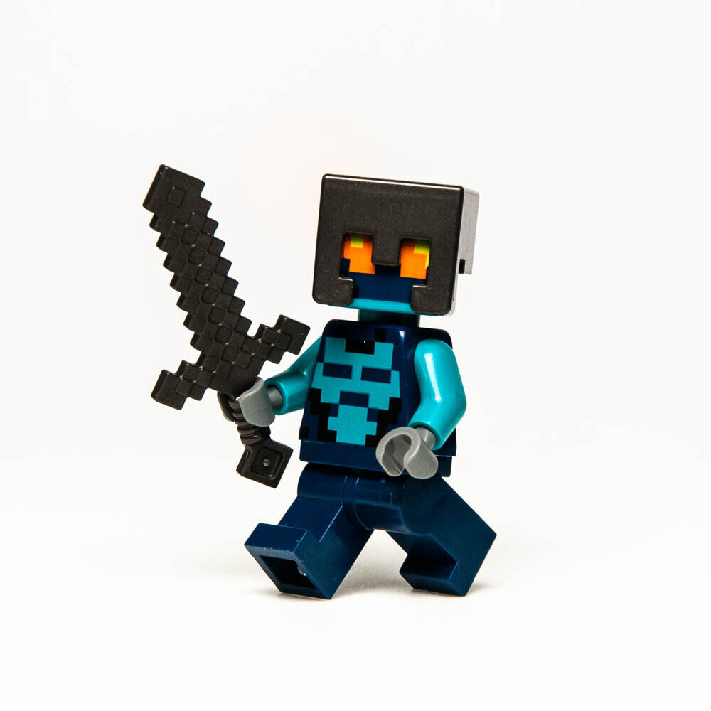 Minecraft Warden Lego Minecraft Netherite Armour LEGO Minecraft