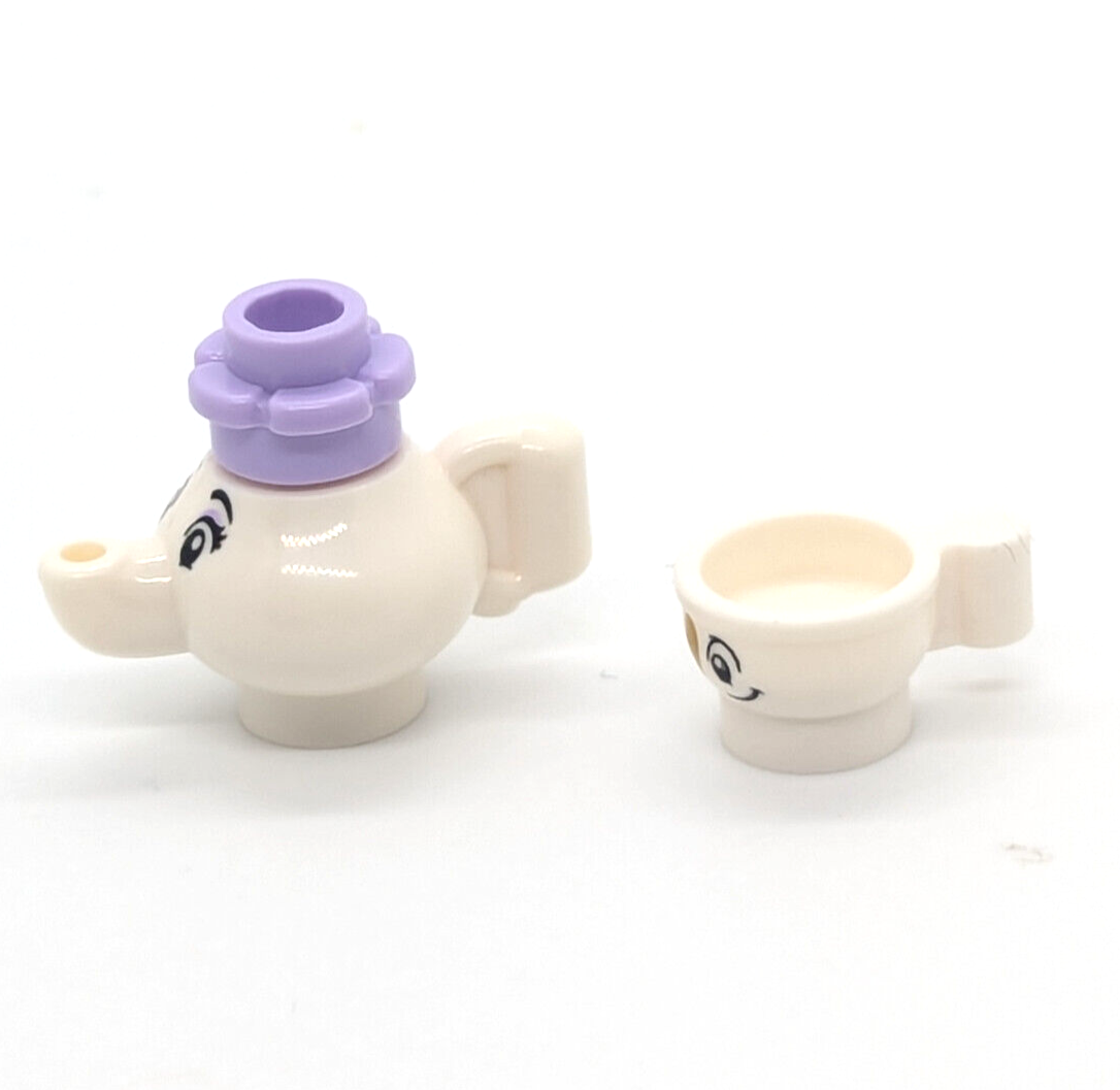 New LEGO Disney Princess Minifigure - Mrs. Potts & Chip (dp077) 43196 Belle - StudBee