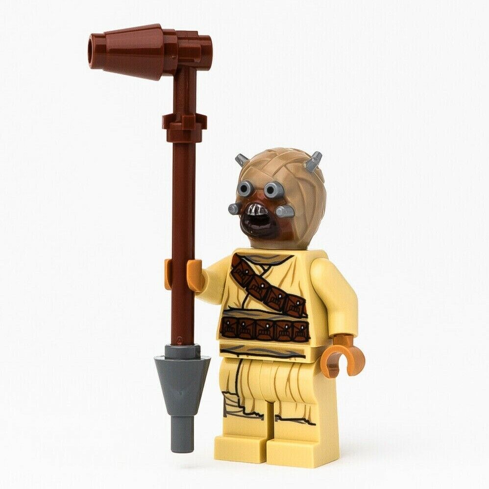 New LEGO Tusken Raider - Head Spikes Minifigure - Star Wars (sw1074) 75270 75299 - StudBee