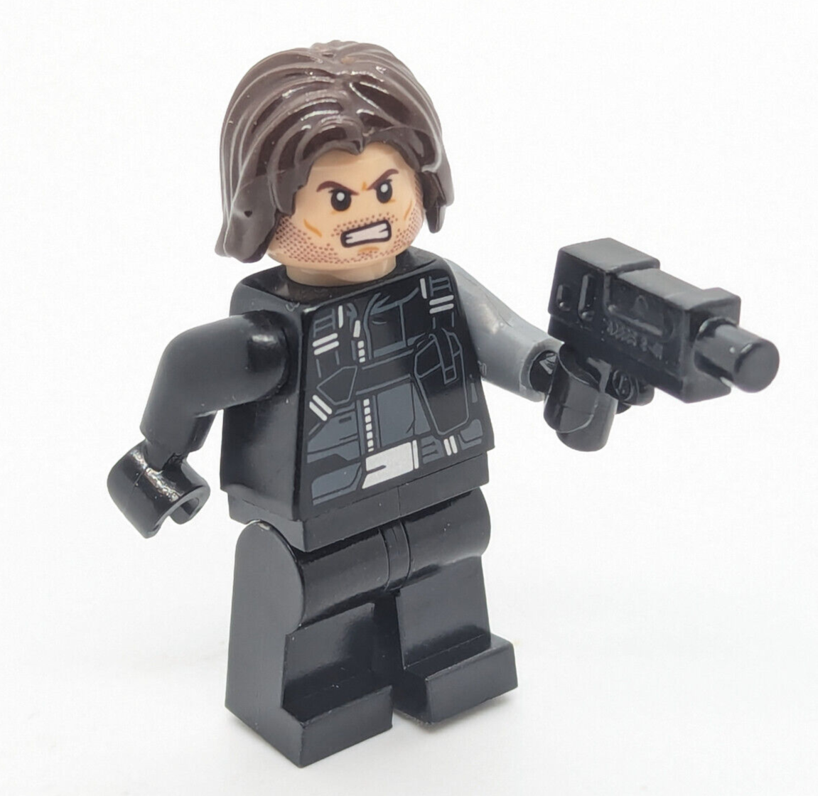 LEGO Minifigure WINTER SOLDIER (Holster) Marvel Super Heroes 76051 760747 (sh257 - StudBee