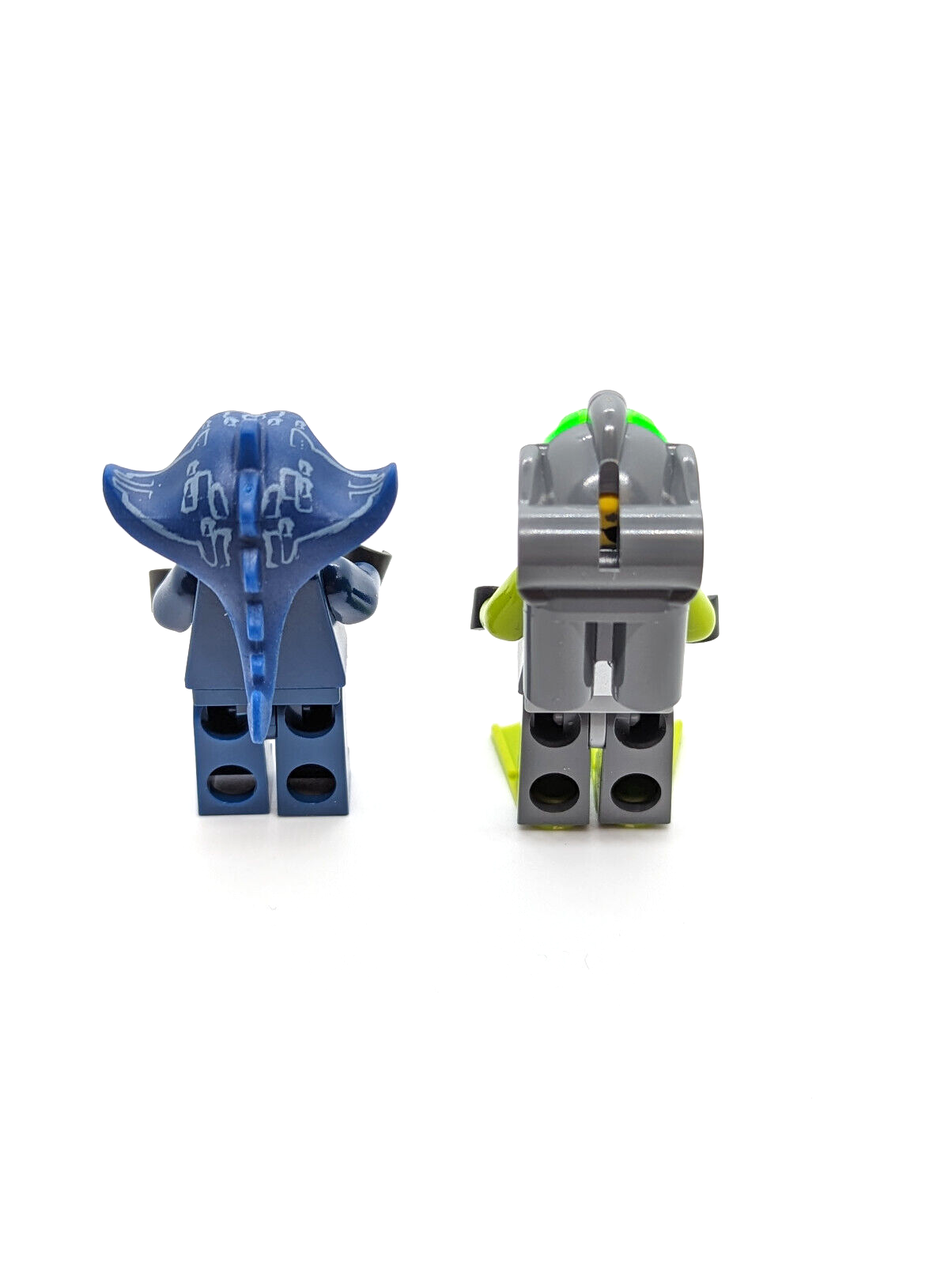 Lego Atlantis Minifigure Manta Warrior (atl003) & Ace Speedman (atl005) 8077 - StudBee