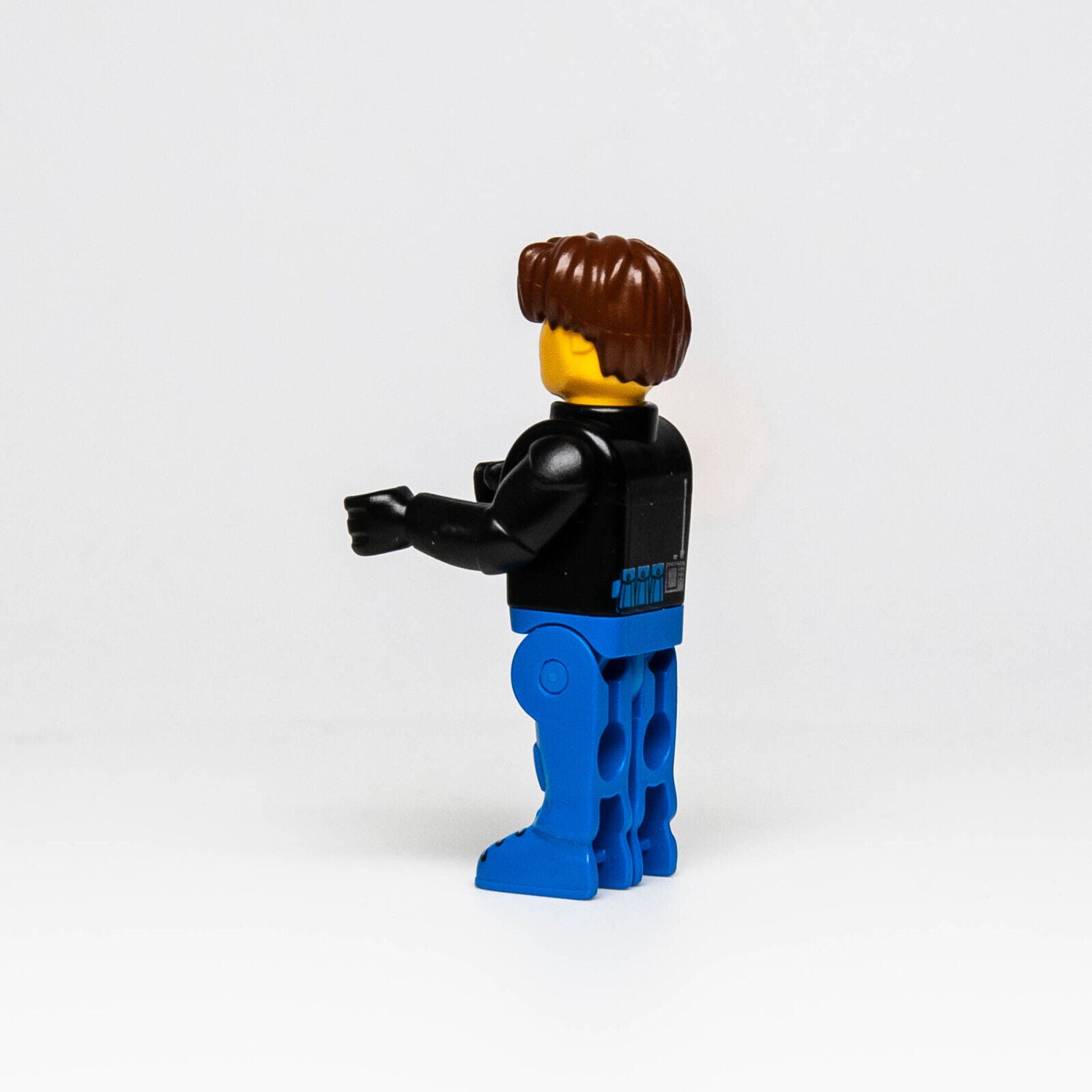 Lego 4 Juniors Minifigure - Jack Stone (js028) Black Jacket Blue Legs 9305 4655 - StudBee