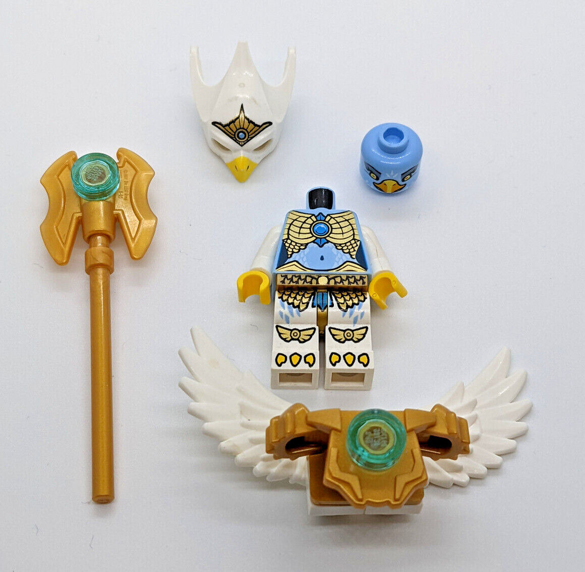 Lego Eris Minifigure Heavy Armor 70009 Eagle Legends Chima (loc037) - StudBee