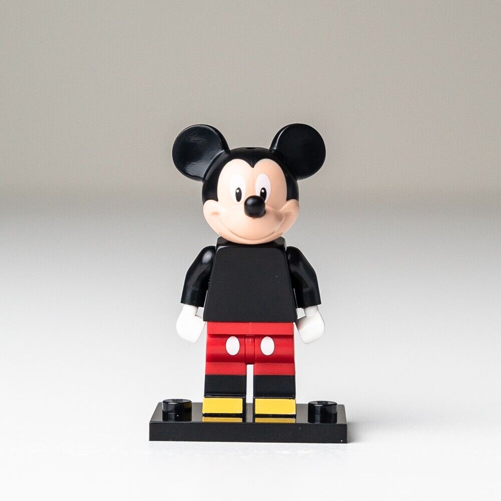New LEGO Mickey Mouse (w/ Stand) Minifigure - 71012 Disney CMS (coldis-12) - StudBee